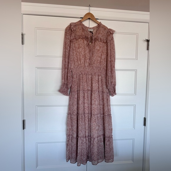 Dress Forum Dresses & Skirts - NWTs Boutique Ruffle Floral Peasant Maxi Dress Boho